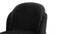 Aben - Aben Dining Chair, Black Plush Velvet and Black