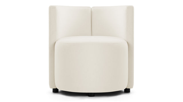 Mara - Mara Lounge Chair, Oatmeal Brushed Weave