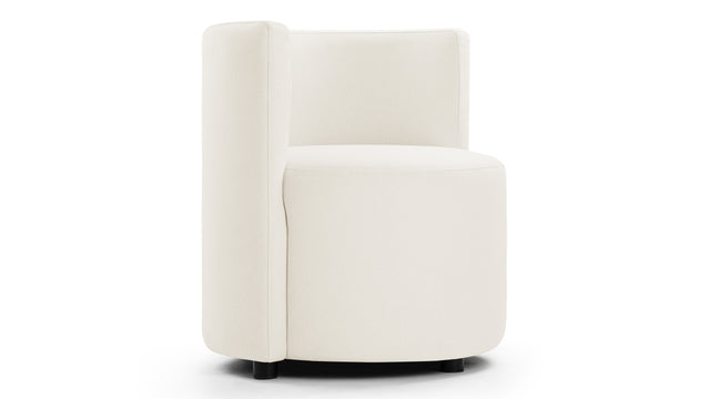 Mara - Mara Lounge Chair, Oatmeal Brushed Weave