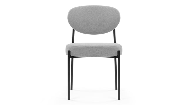 Nyx - Nyx Dining Chair, Mid Gray Brushed Weave