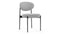 Nyx - Nyx Dining Chair, Mid Gray Brushed Weave