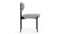 Nyx - Nyx Dining Chair, Mid Gray Brushed Weave