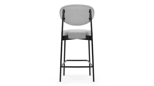 Nyx - Nyx Counter Stool, Mid Gray Brushed Weave