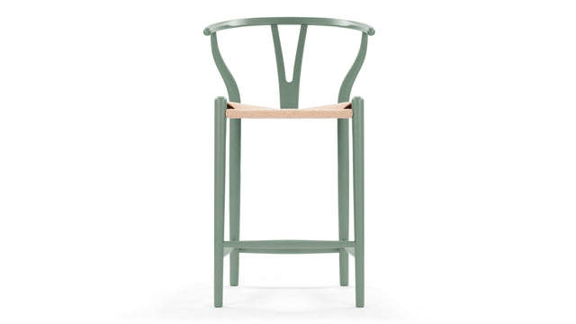 Wish - Wish Counter Stool, Green, 25.5