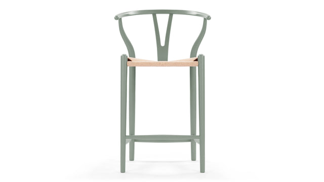 Wish - Wish Counter Stool, Green, 25.5