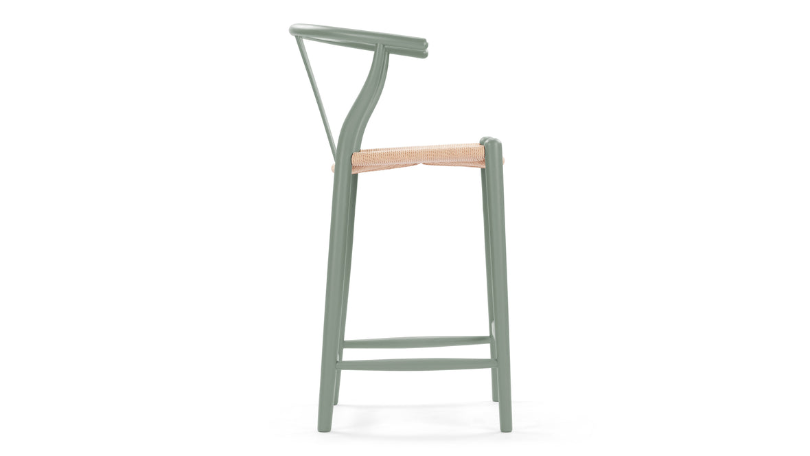 Wish - Wish Counter Stool, Green, 25.5