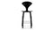 Norman - Norman Counter Stool, Black Ash, 25.5