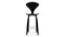 Norman - Norman Counter Stool, Black Ash, 25.5