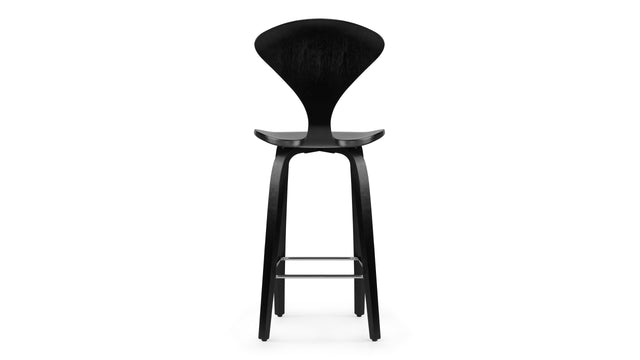 Norman - Norman Counter Stool, Black Ash, 25.5