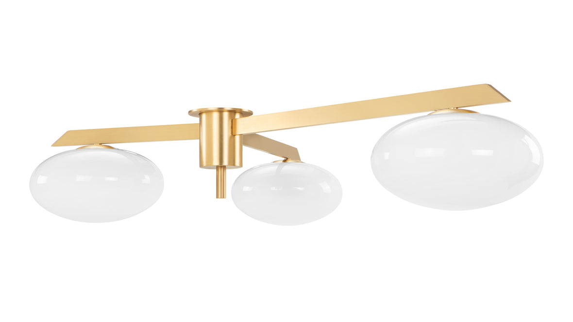 Angelo Lelli - Angelo Lelli Three Arm Ceiling Lamp