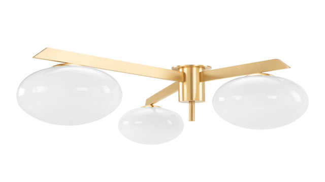 Angelo Lelli - Angelo Lelli Three Arm Ceiling Lamp