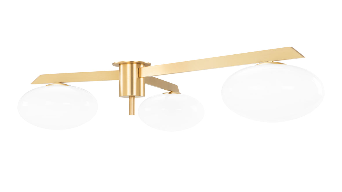 Angelo Lelli - Angelo Lelli Three Arm Ceiling Lamp