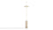 Audo - Audo Floor Lamp, Beige and Travertine