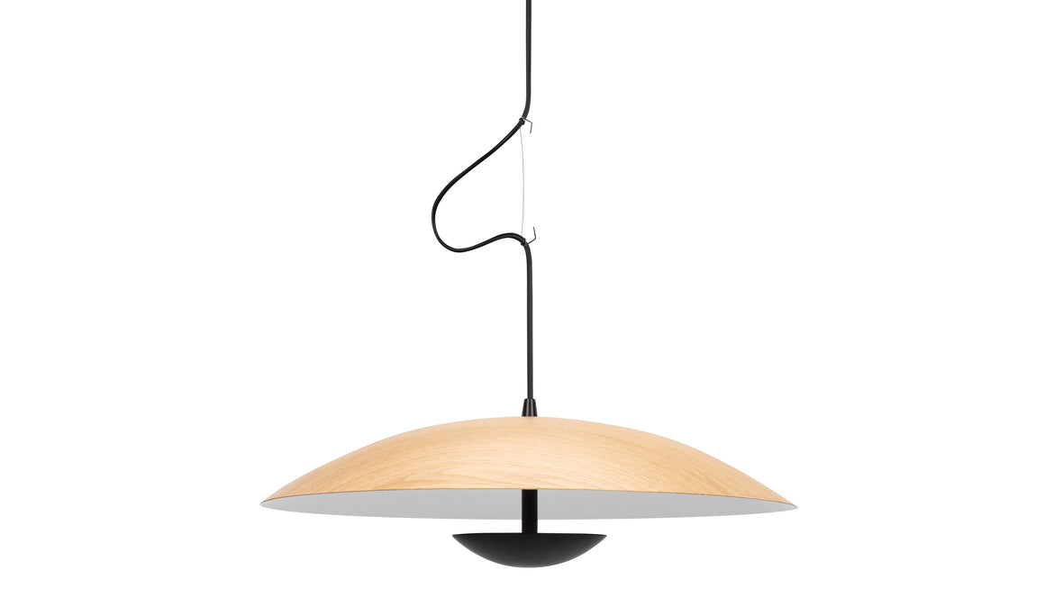 Camila - Camila Pendant Light, Natural Wood