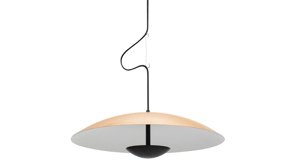 Camila - Camila Pendant Light, Natural Wood