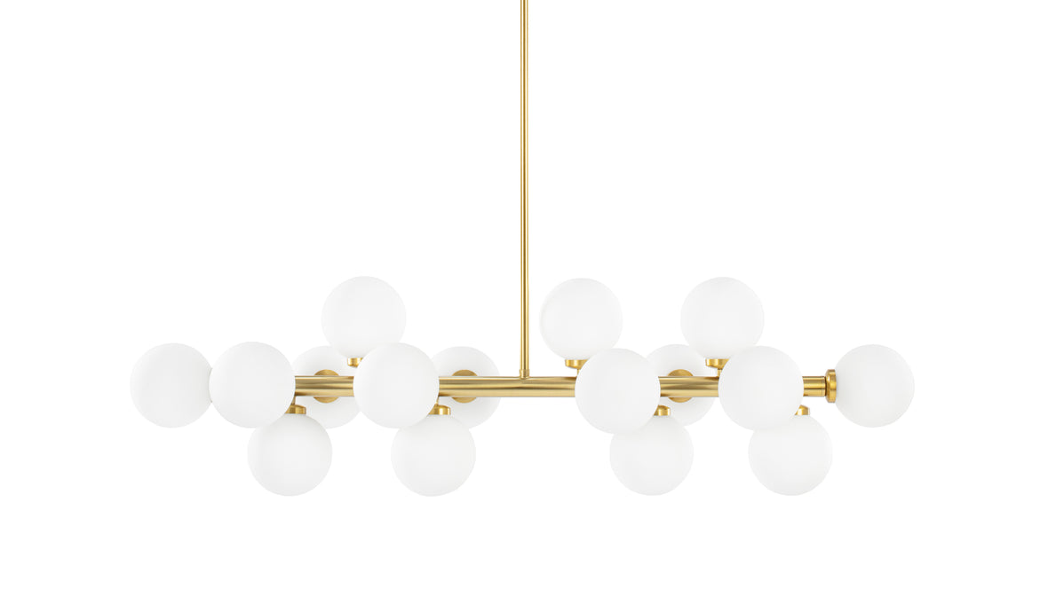 Eva - Eva Chandelier, Brass