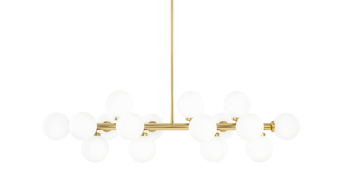 Eva - Eva Chandelier, Brass