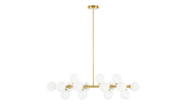 Eva - Eva Chandelier, Brass