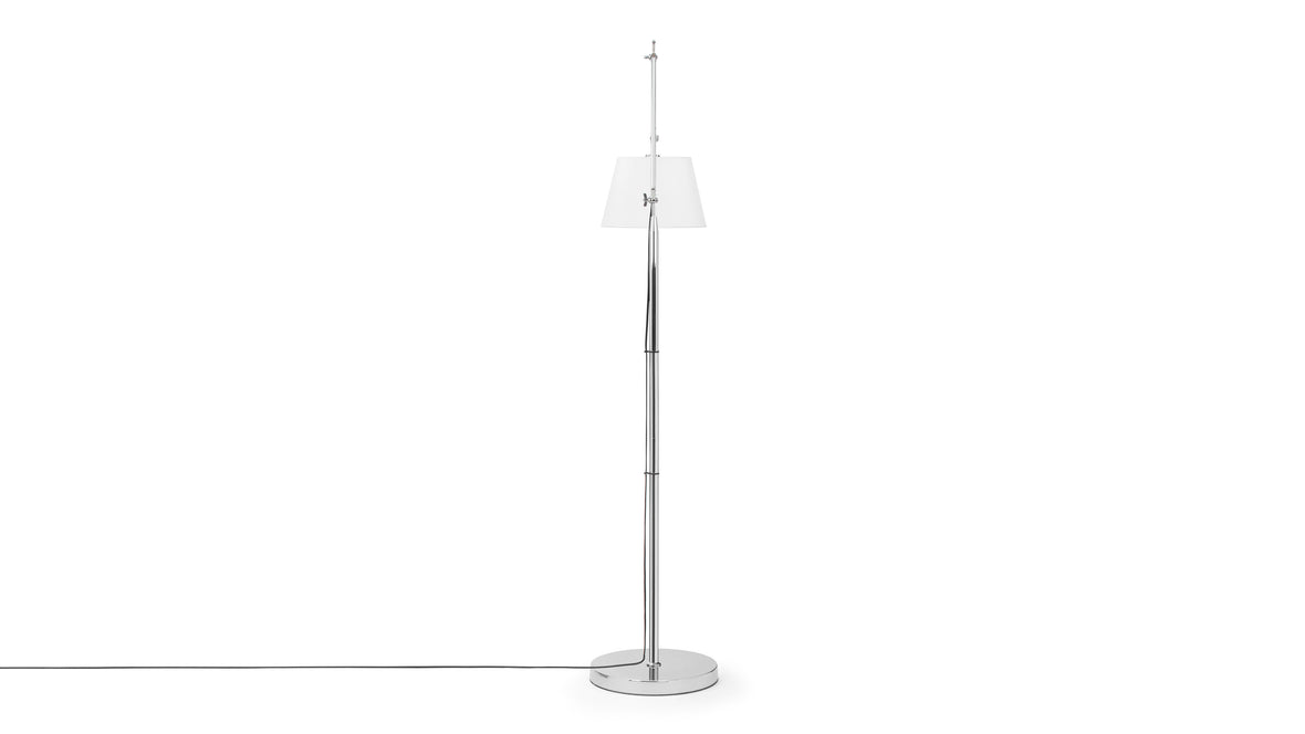 Ryker - Ryker Floor Lamp, Chrome