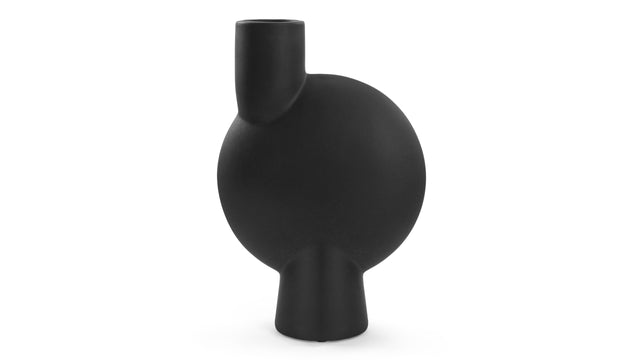 Tyr - Tyr Vase, Medio, Black Ceramic