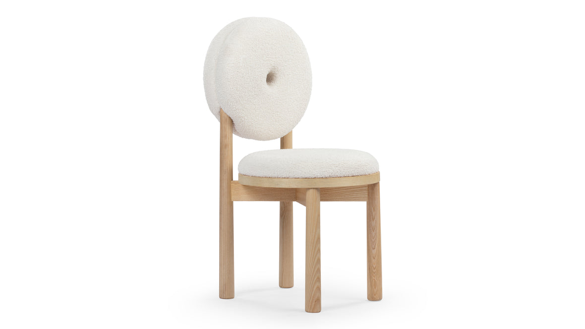 Hanna - Hanna Dining Chair, Pearl Boucle