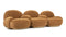 Pacha - Pacha Sofa, Caramel Plush Velvet