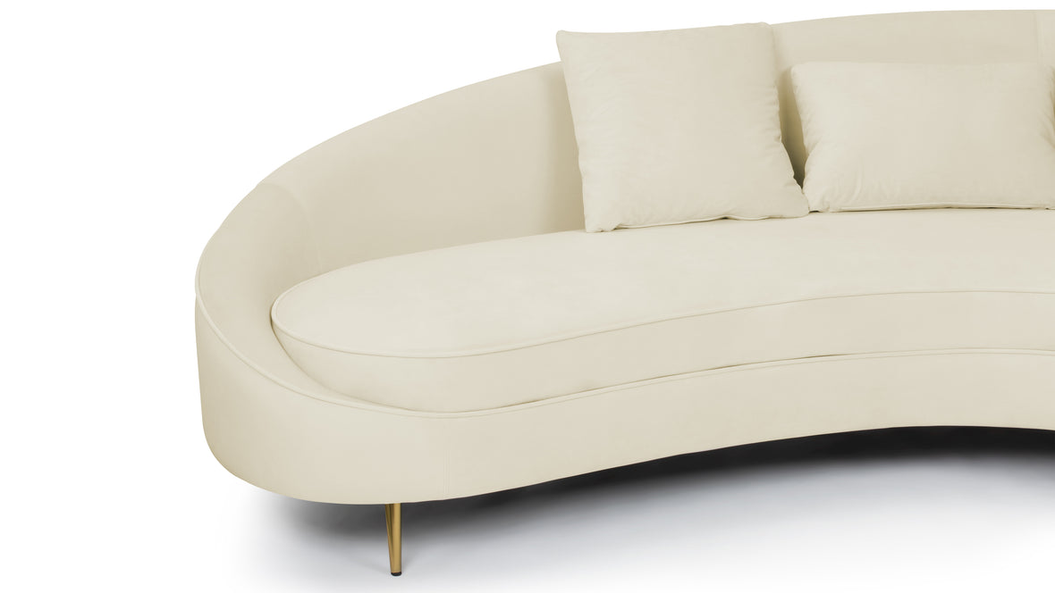 Sofie - Sofie Sofa, Porcelain Velvet