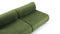 Leo - Leo Open End Sofa, Left, Lichen Plush Velvet