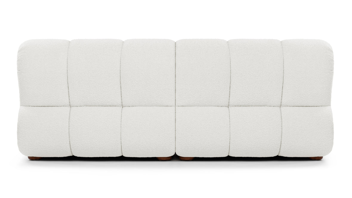 River - River Sectional, Three Seater Sofa, Pearl Boucle