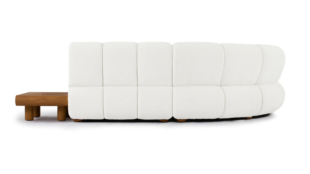 River - River Sectional, Left Corner, Pearl Boucle