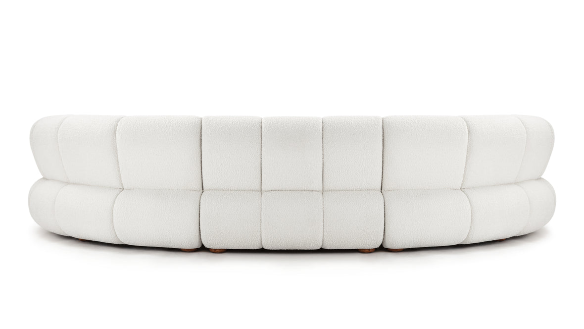 River - River Sectional, Six Seater, Pearl Boucle