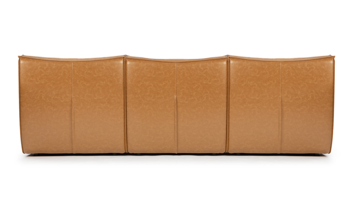 N701 - N701 Sectional, Right Chaise, Bourbon Vegan Leather