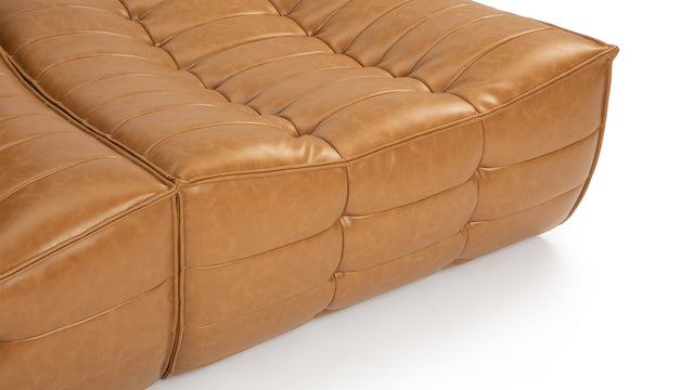 N701 - N701 Open End Sofa, Right, Bourbon Vegan Leather