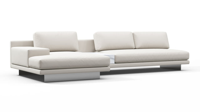 Alessio - Alessio Outdoor Sectional, Left Chaise, Shell Performance Weave