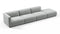 Bond - Bond Outdoor Sectional, Large Open End, Right, Dove Grey Performance Weave