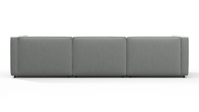 Bond - Bond Outdoor Three Seater Sofa, Dove Grey Performance Weave