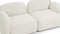 Gigi - Gigi Two Seater Sofa, White Boucle