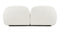 Gigi - Gigi Two Seater Sofa, White Boucle