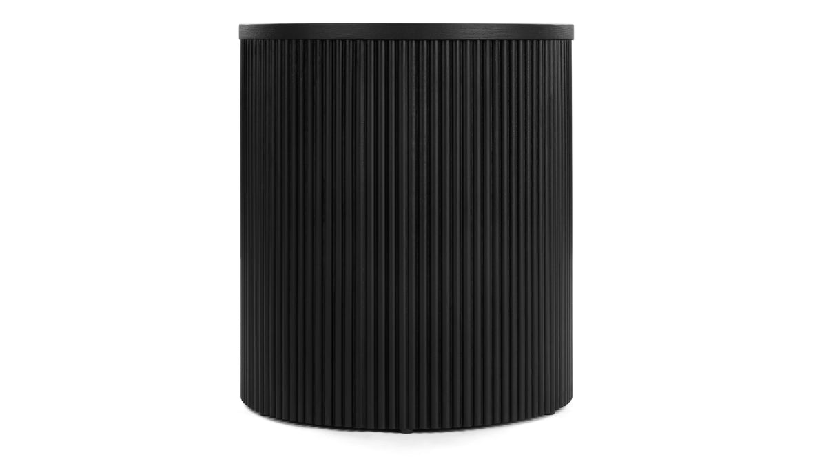 Cos - Cos Fluted Side Table, Black