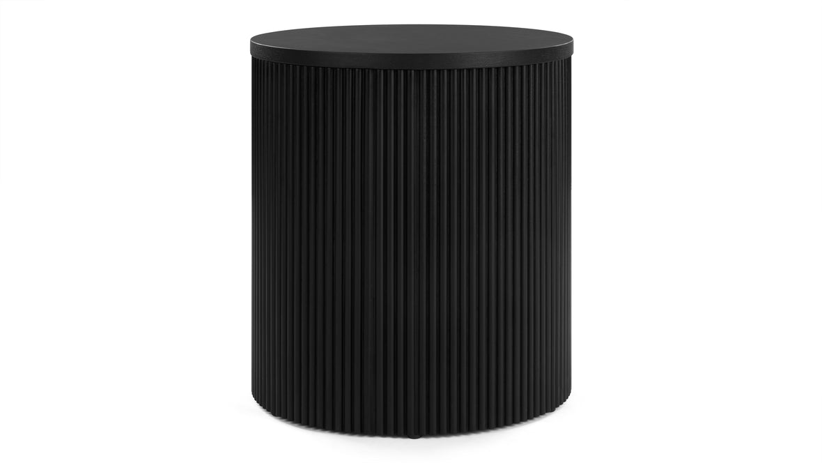 Cos - Cos Fluted Side Table, Black