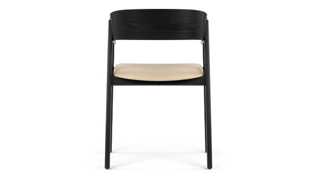 Georgia - Georgia Armchair, Black and Natural