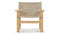 Arte - Arte Lounge Chair, Natural Ash and Canvas