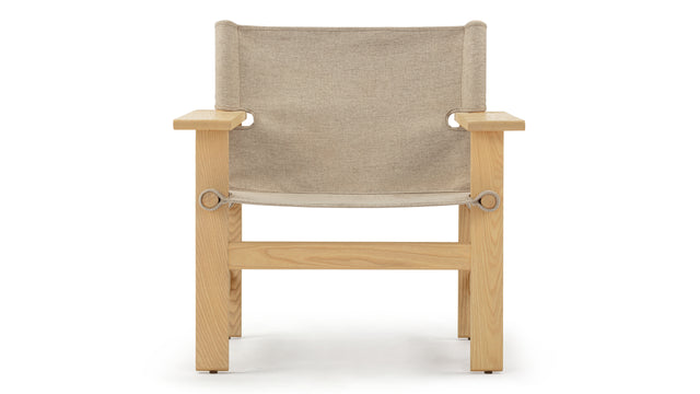 Arte - Arte Lounge Chair, Natural Ash and Canvas