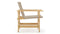 Arte - Arte Lounge Chair, Natural Ash and Canvas