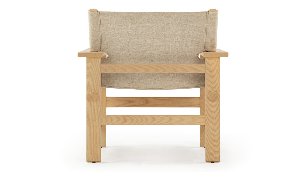 Arte - Arte Lounge Chair, Natural Ash and Canvas