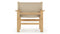 Arte - Arte Lounge Chair, Natural Ash and Canvas