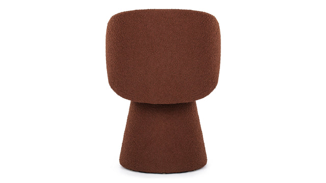 Ria - Ria Side Chair, Ginger Boucle