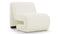 Ceres - Ceres Lounge Chair, White Vegan Fur