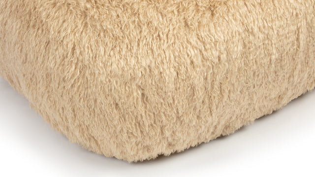 Rocha - Rocha Lounge Chair, Honey Vegan Fur