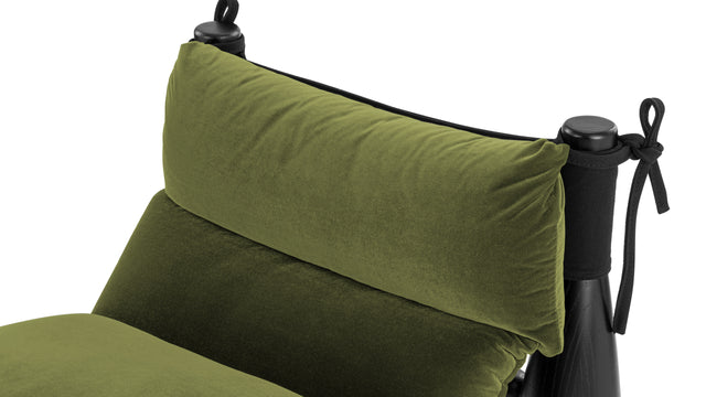 Muto - Muto Lounge Chair, Deep Moss Velvet